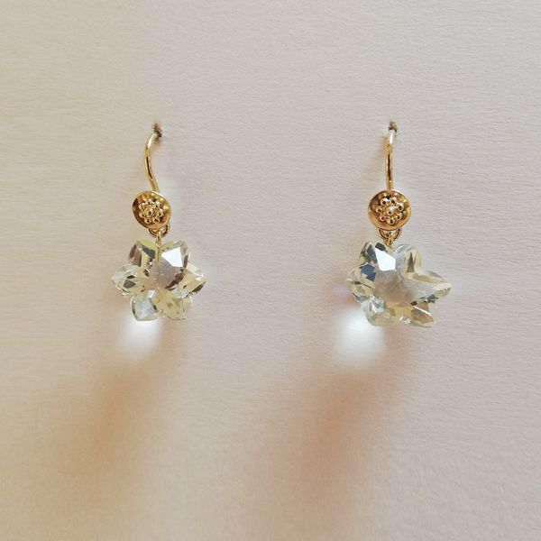 750 Gold mit Prasiolith 750 Gold mit Prasiolith