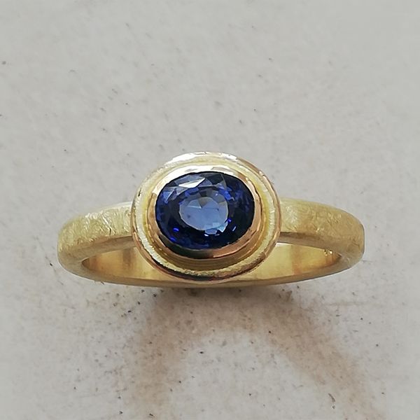 750Gold mit Safir 750Gold mit Safir