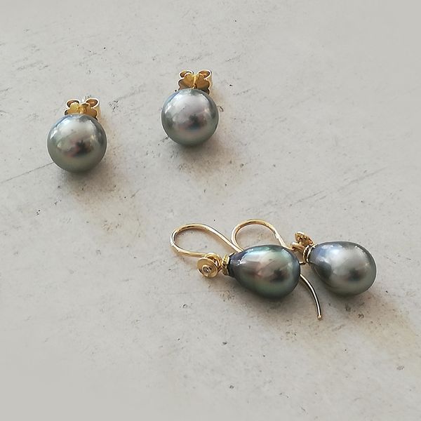Tahitiperlen Brillanten 750Gold