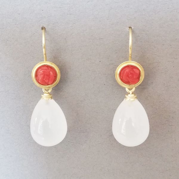 Schneekristall Korallrosen 750Gold Schneekristall Korallrosen 750Gold