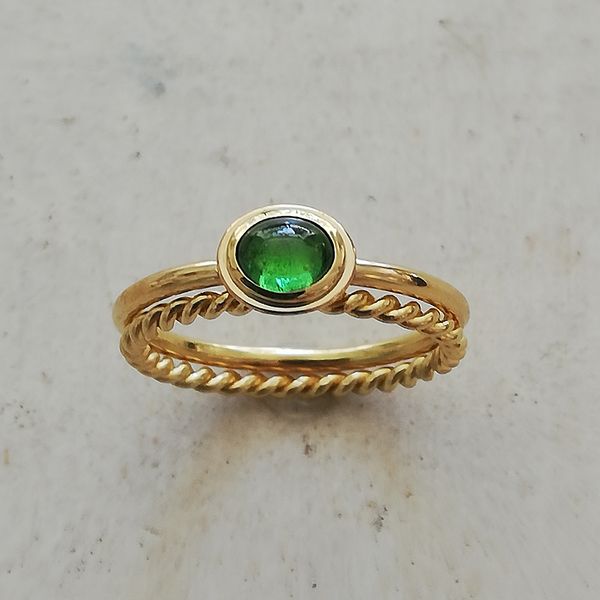 750Gold mit Tsavorith 750Gold mit Tsavorith