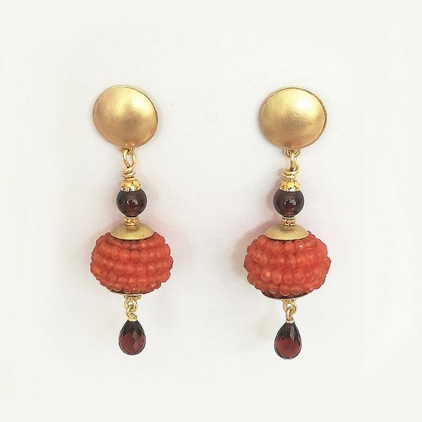 750 Gold Karneol Granat 750 Gold Karneol Granat